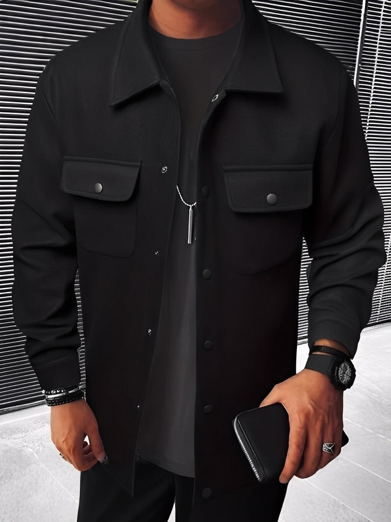 Echoarchiv | Lässige Karierte Jacke mit Taschen für Herren