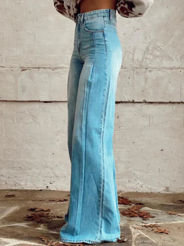 Echoarchiv | Weit Geschnittene High-Waisted Hose für Frauen