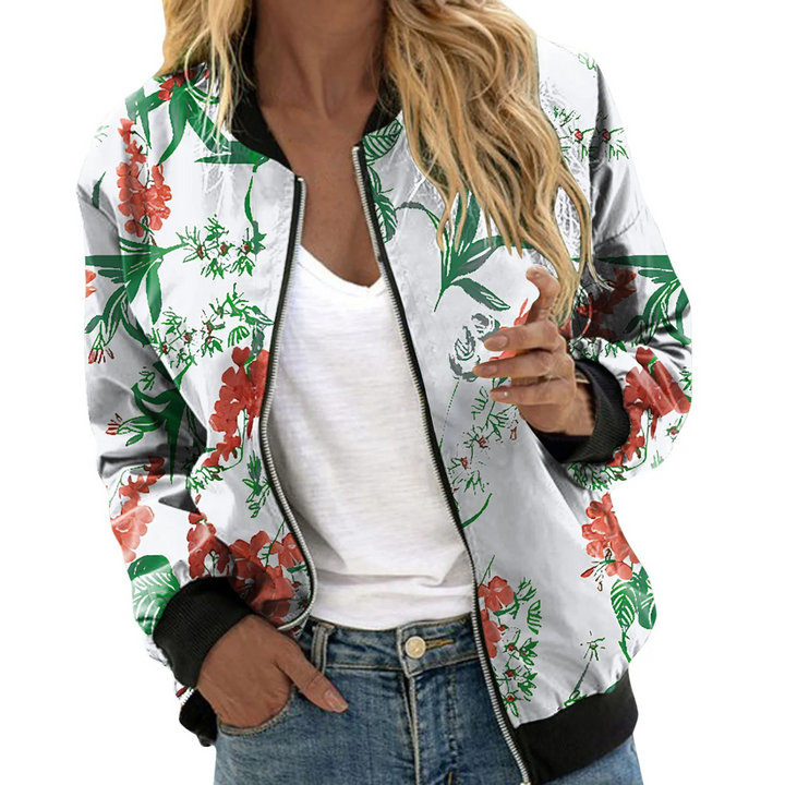 Echoarchiv | Blazer mit Lebhaften Blumen für Frauen