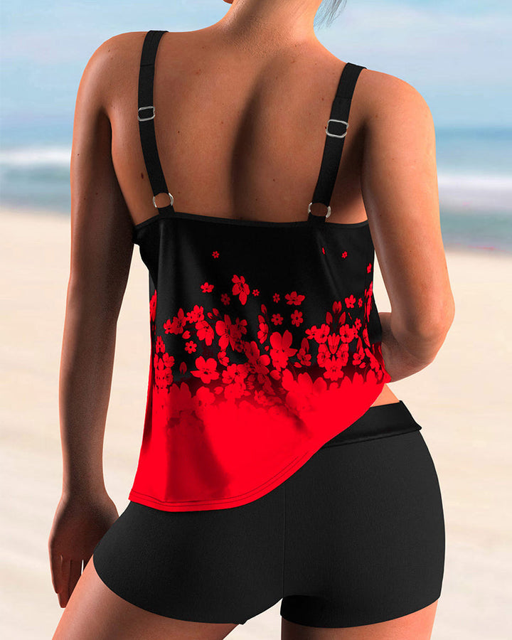 Echoarchiv | Blumenmuster Tankini Set