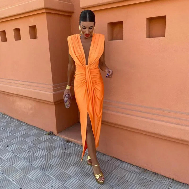 Glänzendes Partykleid