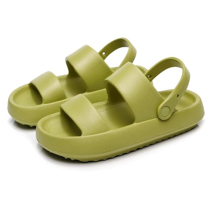 Echoarchiv | Orthopädische Sandalen Comfort Plus Pantoletten mit Doppelriemen Gepolsterte, Lässige Slip-On-Sandalen
