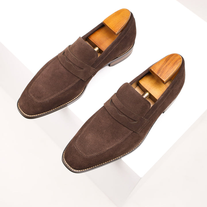 Echoarchiv | Slip On Leder Penny Loafers Herrenschuhe