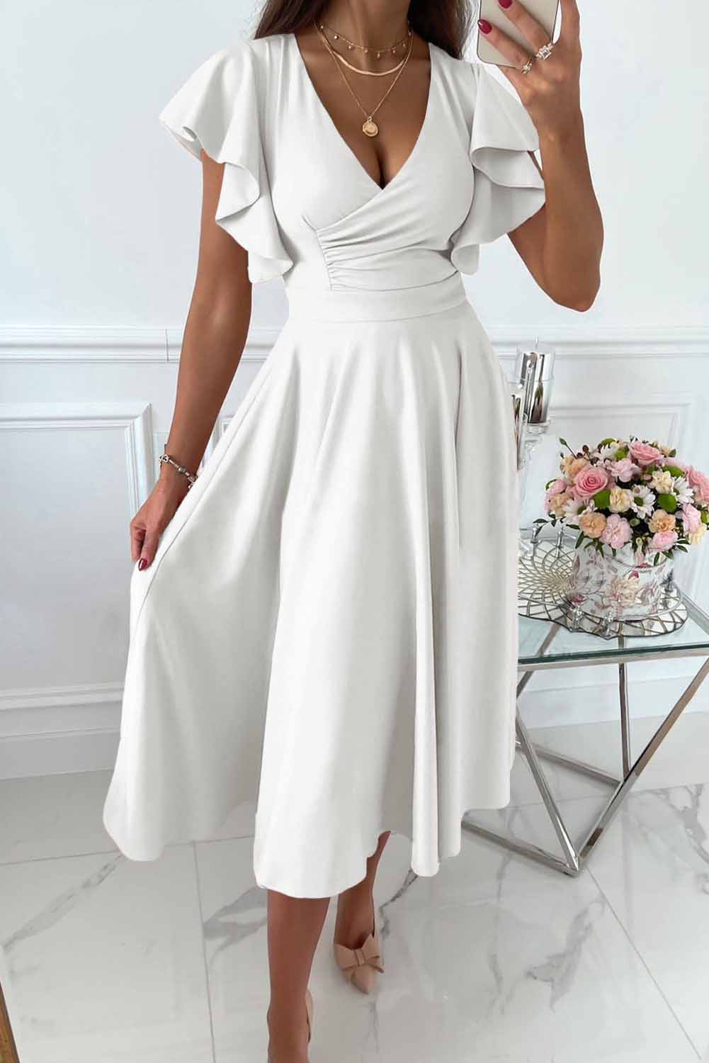 – Elegantes Damen Freizeitkleid