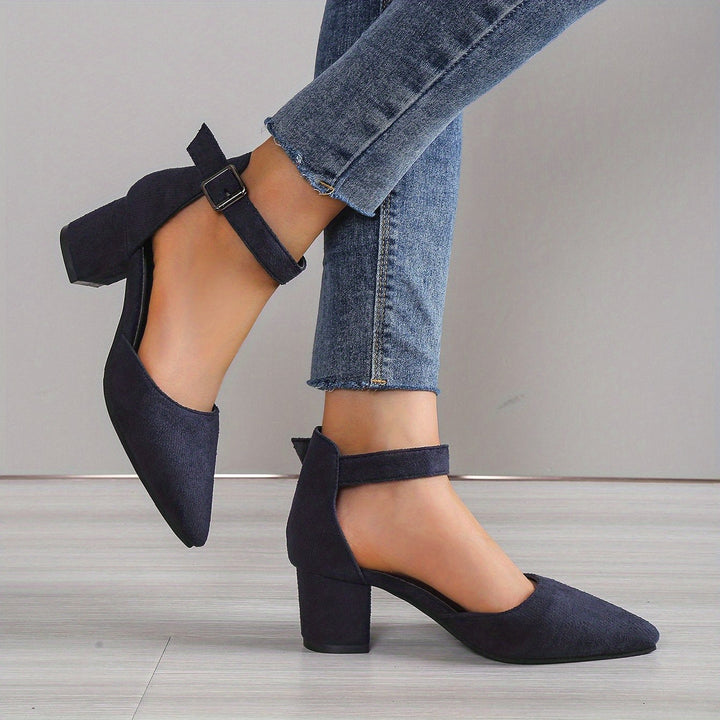 Echoarchiv | Damen Sandalen mit Blockabsatz Schnürung, mit Knöchelriemen, Elegant