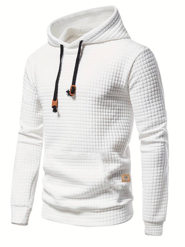 Echoarchiv - Lässiger Waffelmuster Hoodie für Männer