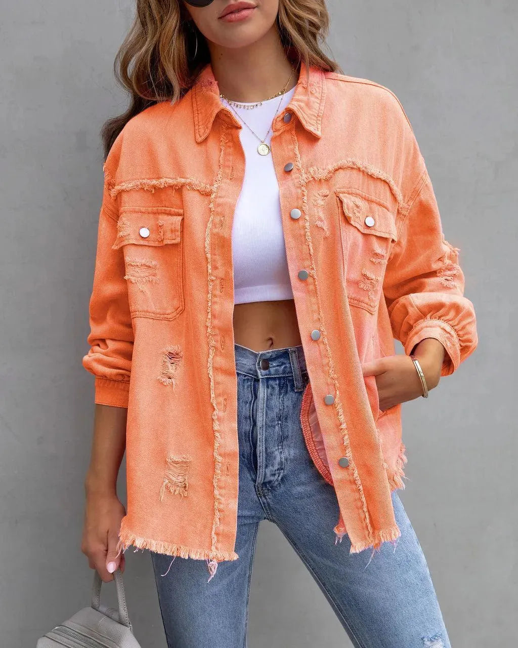 Echoarchiv | Damenbluse aus Denim