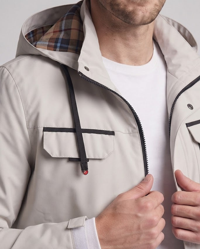 Herren Thermo-Fieldparka mit Kunstfellkapuze und wärmender Teddyfleece-Fütterung Echoarchiv