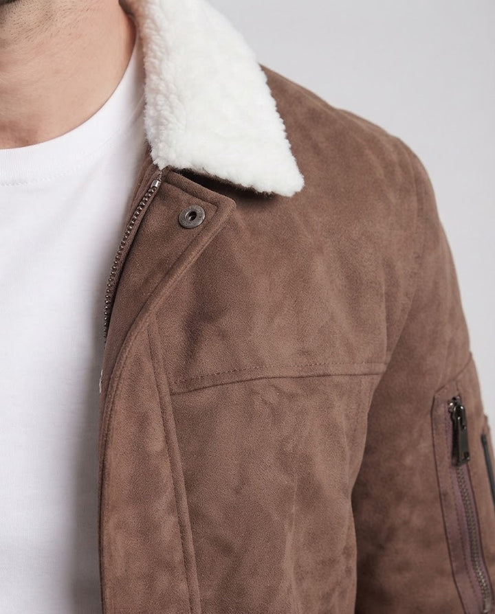 Herren Fleecegefütterte Windjacke Echo Archiv