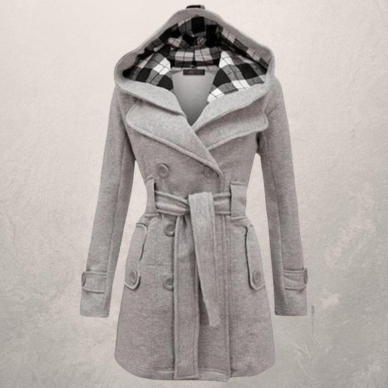 Echoarchiv | Warme Winter Mantel - Taillengürtel