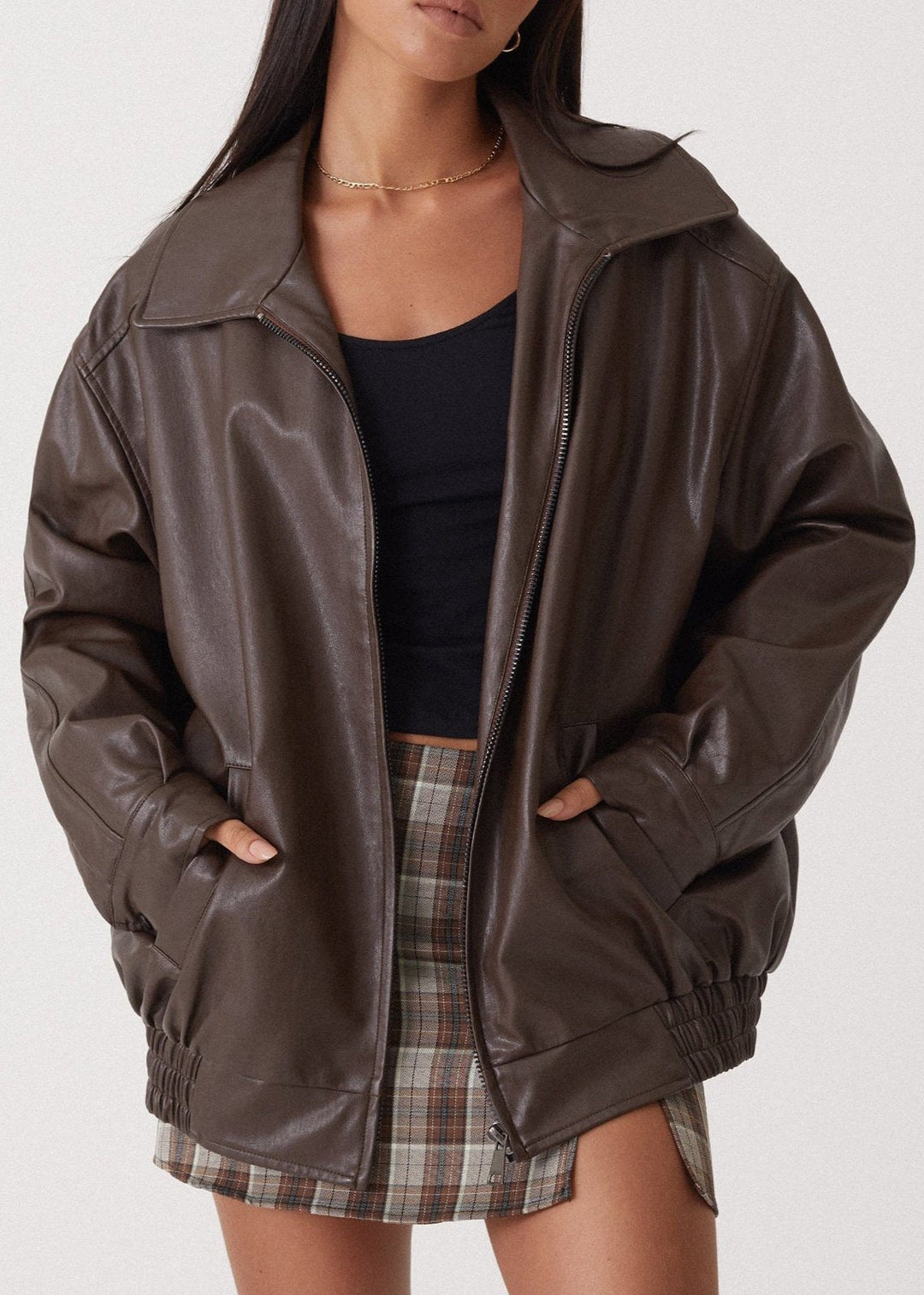 Lederjacke – Lokomotiv-inspirierter Stil – Velloura