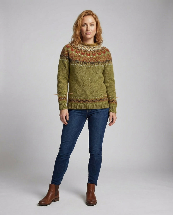 Kuscheliger Damen Winterpullover | Heidi-Mode