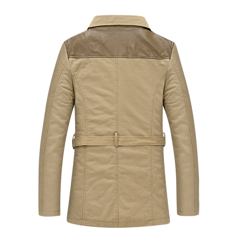 Herren modische Lange Jacke Echoarchiv