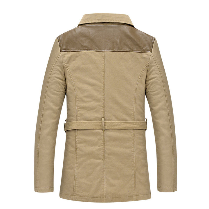 Herren modische Lange Jacke Echoarchiv
