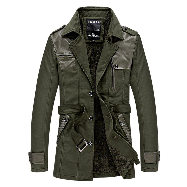Herren modische Lange Jacke Echoarchiv