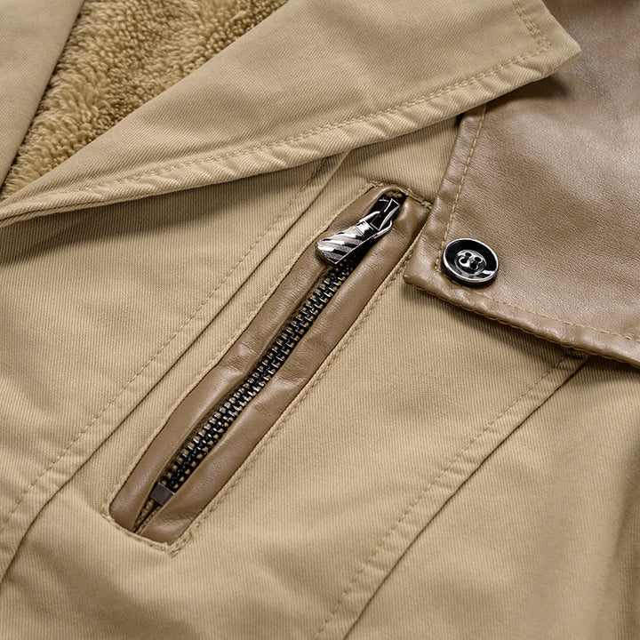 Herren modische Lange Jacke Echoarchiv