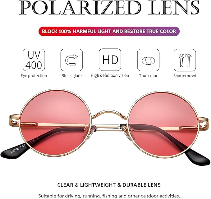 Echoarchiv | Runde Polarisierte Sonnenbrille