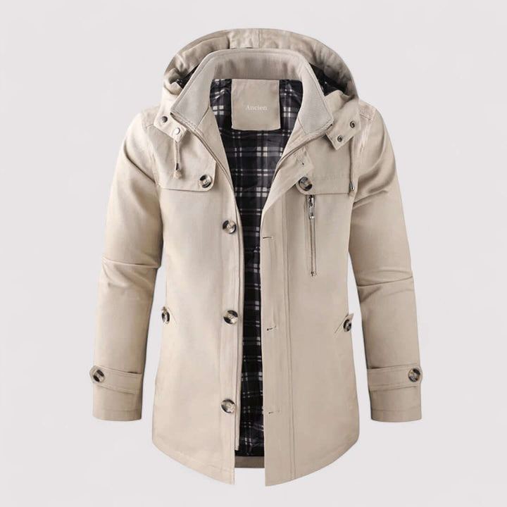 Echoarchiv | Herren wasserdichte Winterjacke mit Kapuze