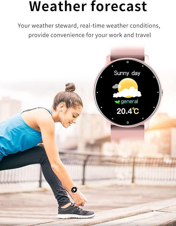 Echoarchiv | Wasserdichte Unisex Smartwatch mit Fitness Tracker und Herzfrequenzmesser