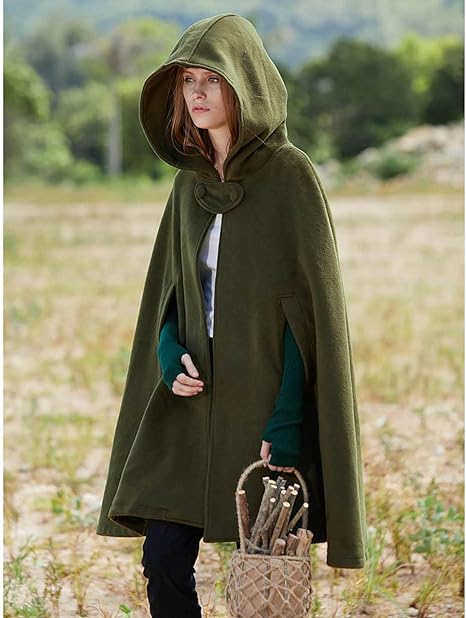 Frauen Vintage Kapuzenmantel kurz – Célinea