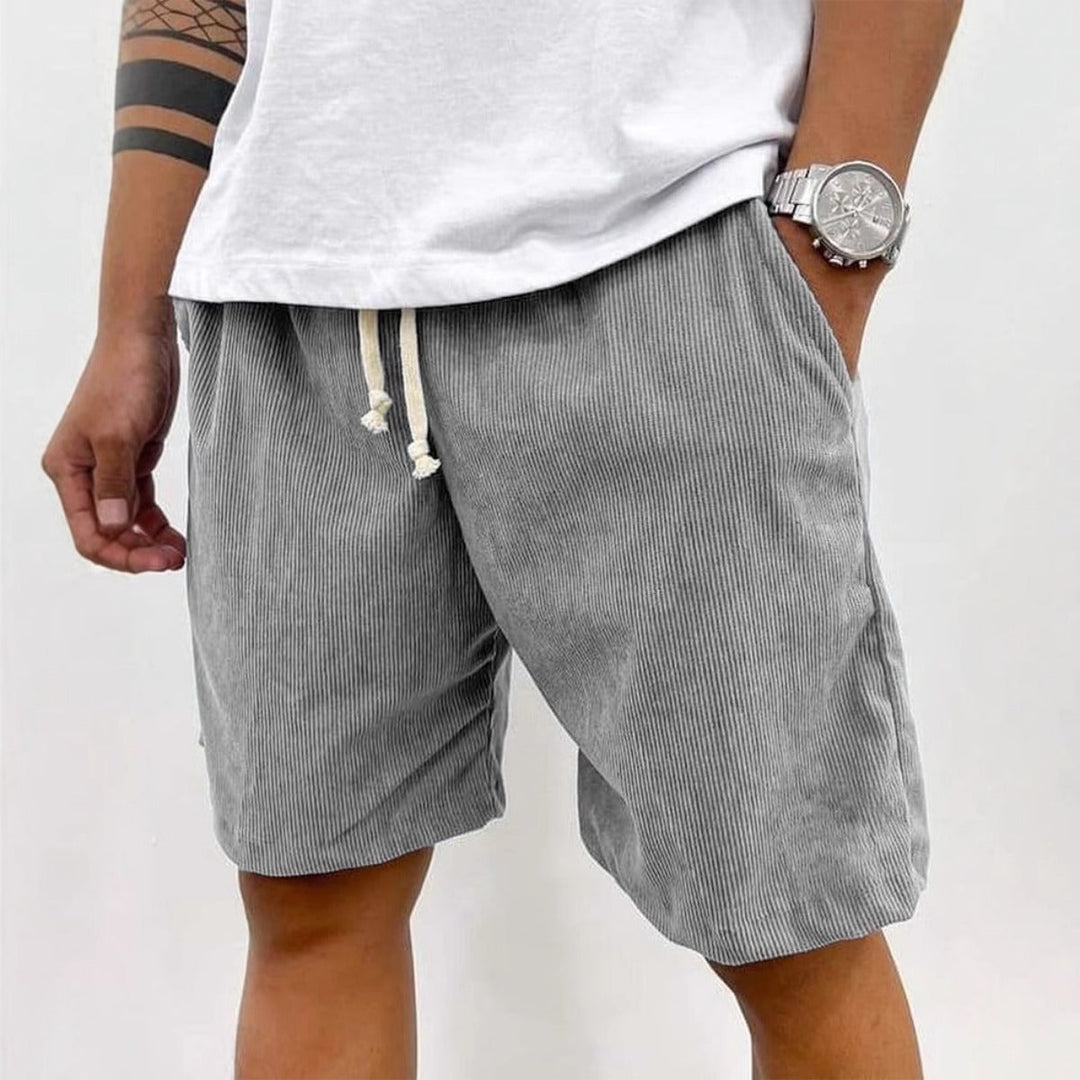 Echoarchiv | Herren Casual Kordelzug Cord Shorts