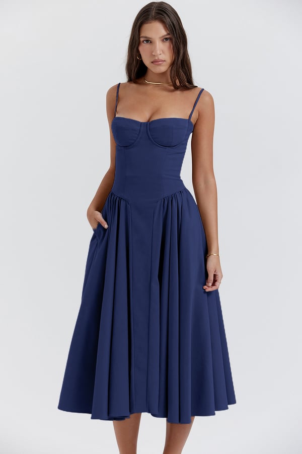 Echoarchiv | Midikleid In Korsettform