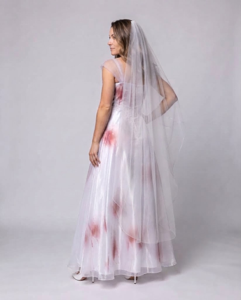 Damen Gruseliges Hochzeitskleid mit Spitzen-Details Echo Archiv
