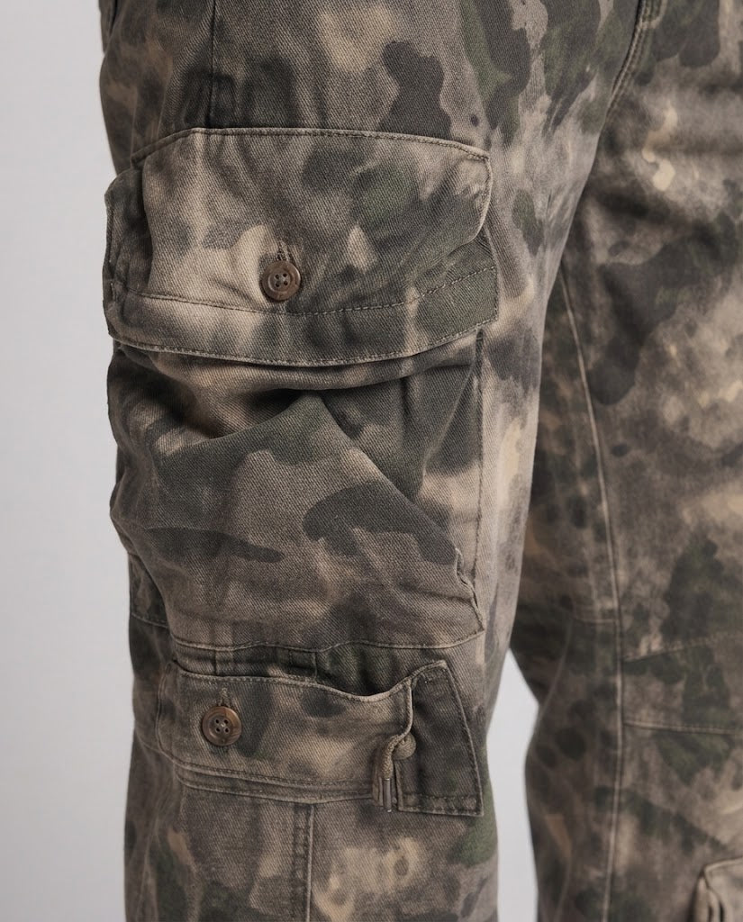 Herren stilvolle Camouflage Cargo-Hosen Echoarchiv