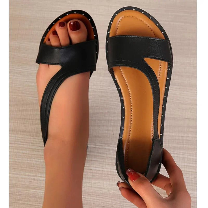 Echoarchiv Steppers | Sandalen mit bezogenem Absatz