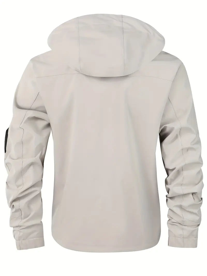 Echoarchiv | Leichte Herren Outdoor-Jacke, winddicht und wasserdicht mit Kapuze