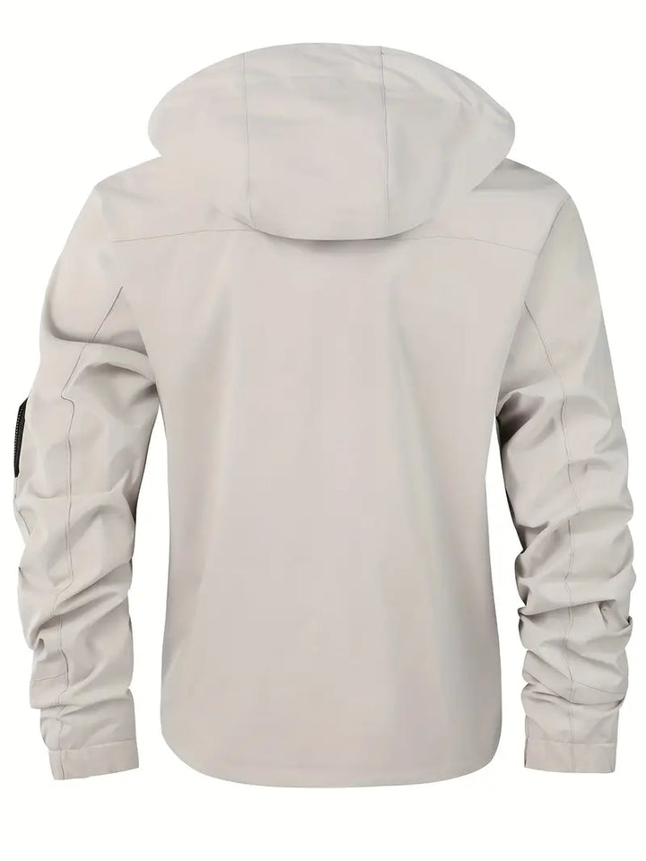 Echoarchiv | Leichte Herren Outdoor-Jacke, winddicht und wasserdicht mit Kapuze