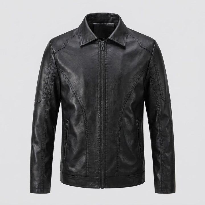 Herren moderne Kunstlederjacke Echo Archiv