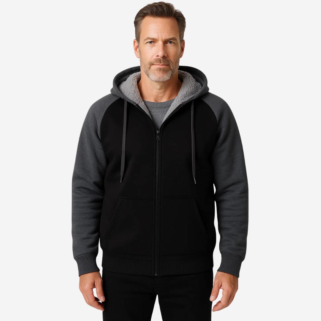 Echoarchiv | Herren-Hoodie gefüttert mit Sherpa-Fleece