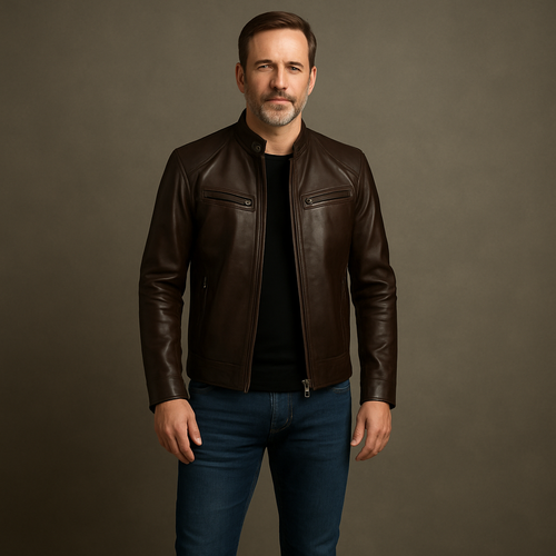 Herren Lederjacke Für Stil Und Komfort