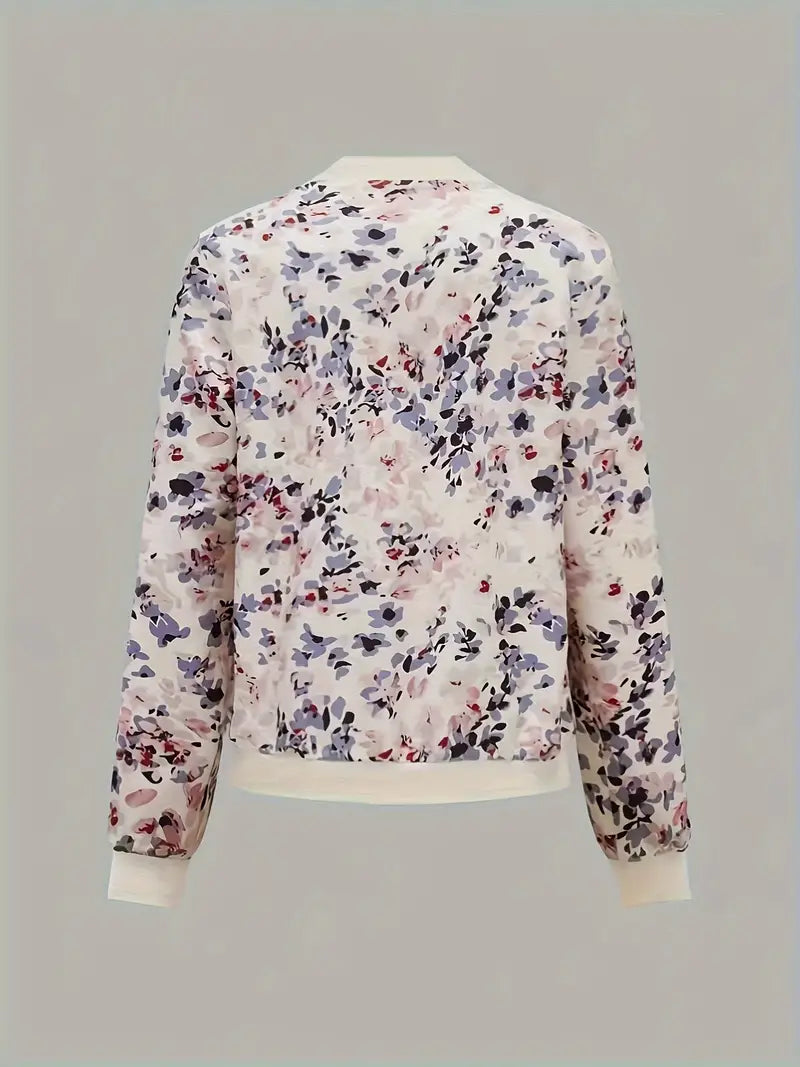 Echoarchiv | Bomberjacke Mit Blumenmuster