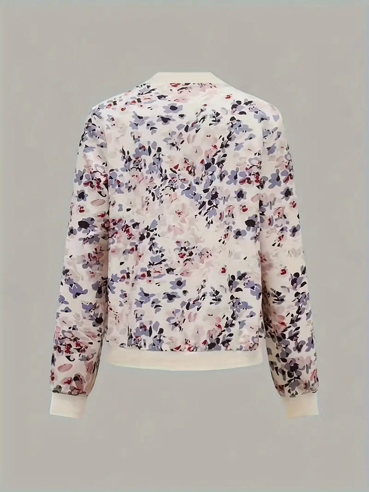 Echoarchiv | Bomberjacke Mit Blumenmuster