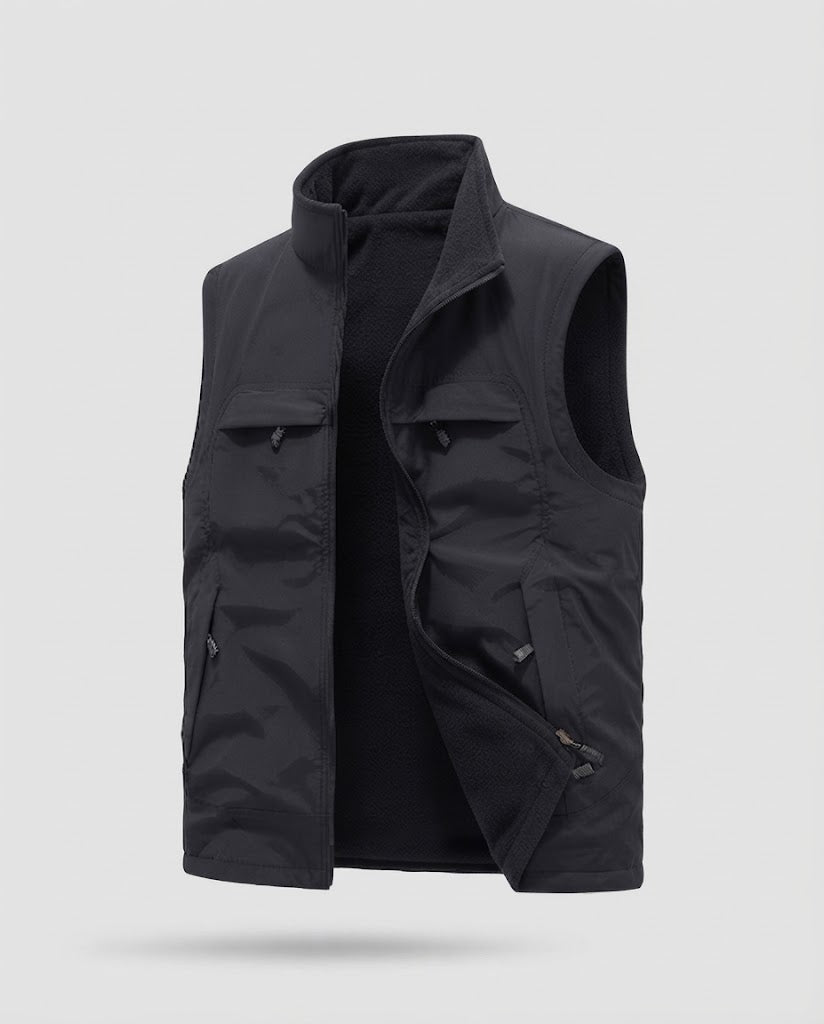 Herren Praktische und wandelbare Fleece-Weste Echo Archiv