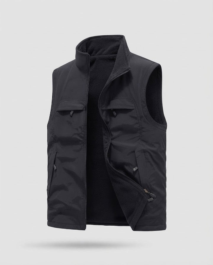 Herren Praktische und wandelbare Fleece-Weste Echo Archiv
