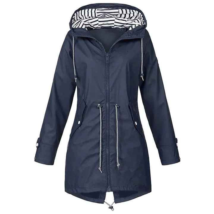 Echoarchiv | Wind- und wasserfeste lange Regenjacke