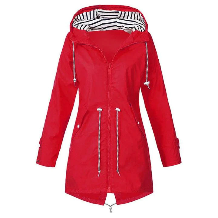 Echoarchiv | Wind- und wasserfeste lange Regenjacke