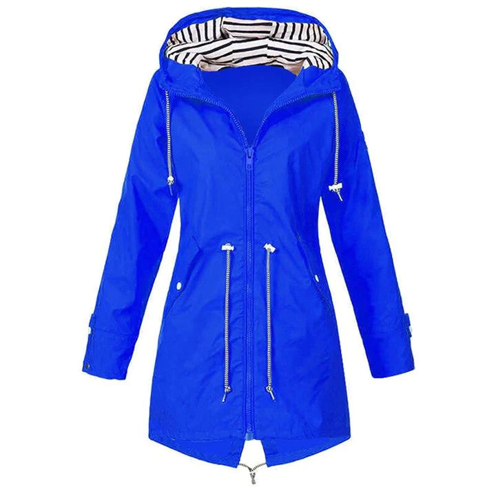 Echoarchiv | Wind- und wasserfeste lange Regenjacke
