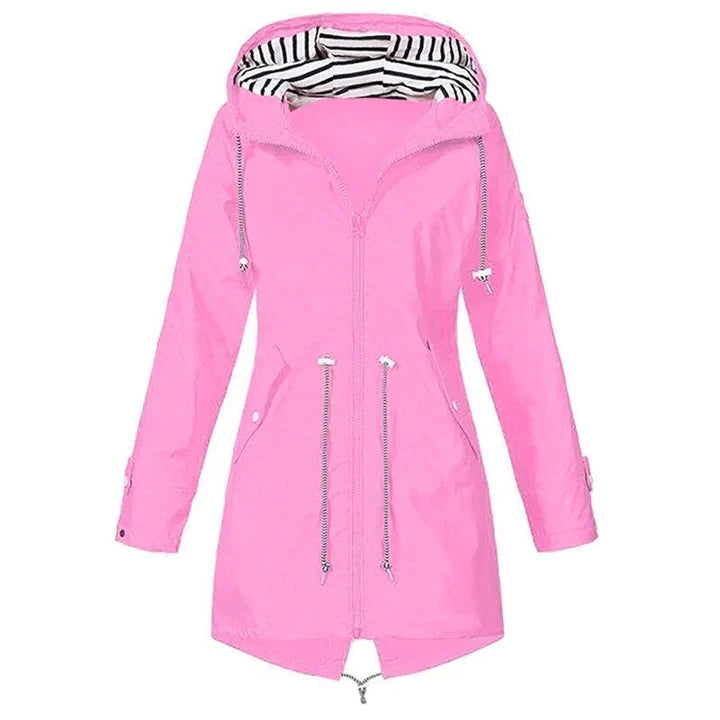 Echoarchiv | Wind- und wasserfeste lange Regenjacke