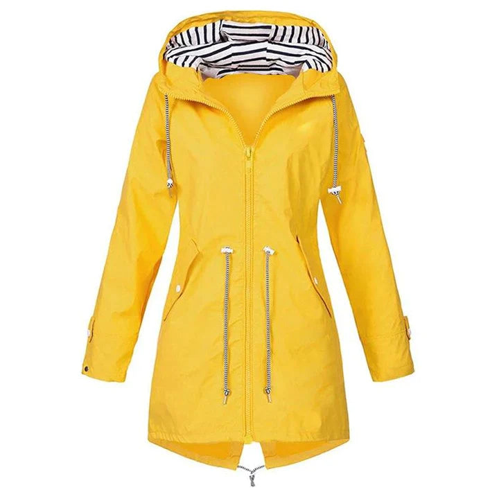 Echoarchiv | Wind- und wasserfeste lange Regenjacke