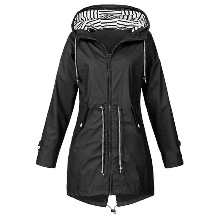 Echoarchiv | Wind- und wasserfeste lange Regenjacke