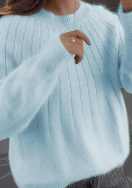 Echoarchiv | Flauschiger Strickpullover