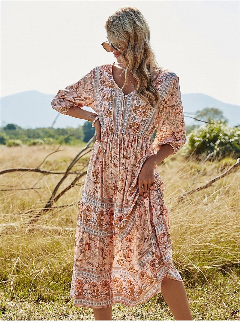 Echoarchiv | Stilvolles Boho Sommerkleid