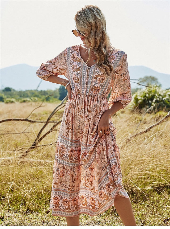 Echoarchiv | Stilvolles Boho Sommerkleid
