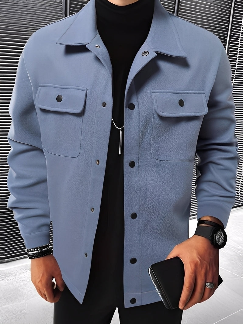 Echoarchiv | Lässige Karierte Jacke mit Taschen für Herren
