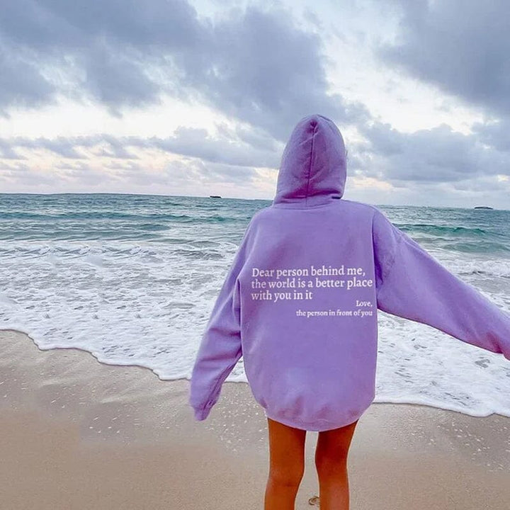 Echoarchiv | "DEchoarchivr Person Behind Me" Hoodie