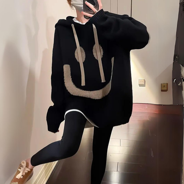 Echoarchiv | Warmer Hoodie Smiley Print
